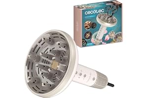 Cecotec Secador Difusor Pelo Rizado XXL DryWave Nébula. 1300W, Aceite de Argán y Queratina, Motor Brushless, PlasmaTech Antiencrespamiento, Modo Soft, 3 Velocidades y Temperaturas, 12 Púas