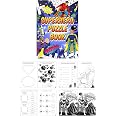 10x Mini-Puzzle-Bücher Von Brickz – Kleine Aktivitätshefte Mit Ausmalen & Rätseln, Ideal Als Gastgeschenk