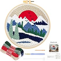 Punch Needle Broderie Kit Paresseux Lettres S D'Aiguille De