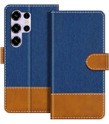 BEEJTUNY Leather Case For Oukitel C2, Wallet Function With RFID Protection, Magnetic Closing Shell, Built-in TPU Protective Cover.Black
