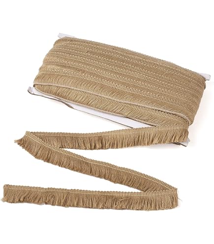 Fransenborte, 10 Cm Lang, Stil CF04, Farbe Lila (Hellviolett) – Pro Yard (91 Cm), Aus Polyester, Für Nähen & Dekoration