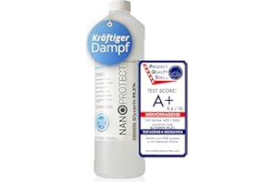 Nanoprotect Glycerin 99,5% | 1 Liter (1,25 kg) | Pharmaqualität und Lebensmittelqualität E422 | Rein pflanzliches Glycerol | flüssig | Glyzerin - Made in germany