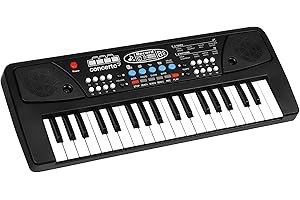 Reig – Organo Elettronico 37 Tasti Multifunzione 43 x 17, Colore: Nero, 8920