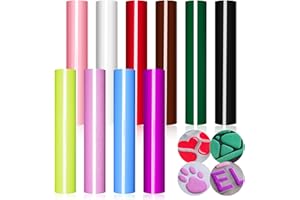 CHEPULA 3D Puff Heat Transfer Vinyl 10" x 12" - 10 Sheets Puffy HTV Vinyl for DIY Clothing,Shirts,Logos,Hats,Fabric Foaming Iron on Vinyl Compatible with Heat Press Craft Cutter