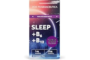 VOX PHARMACEUTICA Genießen Sie 365 erholsame und entspannte Nächte mit insgesamt 365 Tabletten pro Packung, von denen Sie nur eine vor dem Schlafengehen einnehmen. (Geschmacksneutral)