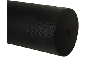 Garcia de Pou Spunbond Banquet Roll 60 Gsm, 1.2 x 50 m, Polypropylene, Black, 30 x 30 x 30 cm