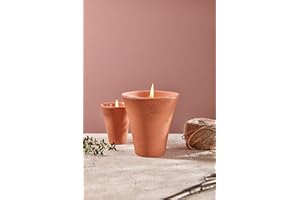 St Eval Victorian Herb Candle Pot - Large (Thyme & Mint)