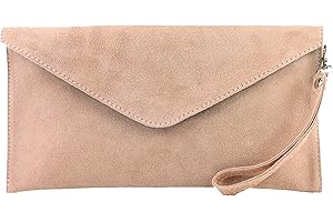 MODAMODA DE - MADE IN ITALY Modamoda de, T106 – Borsa in pelle, clutch da sera, produzione italiana