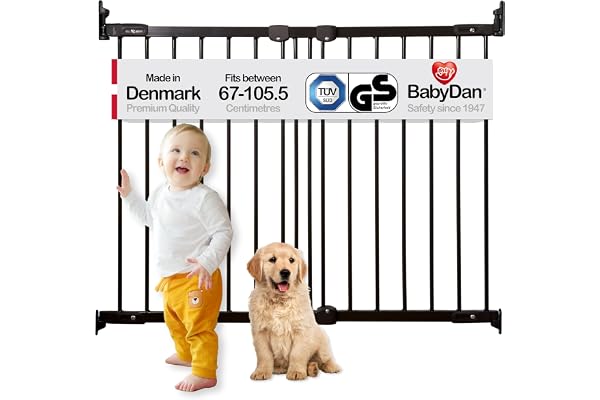 BABYDAN-Barriere de securite metal flexi fit, no