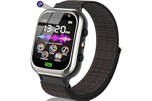 kaacly Kids Smart Watch Phone, Smart Watch for Kids Boys and Girls with Call SOS Games Music Video Camera Alarm Flashlight, Birthday Gifts for Kids,Rose Gold