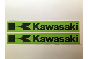 SBD Decals 2 Kawasaki Nome Stickers 4 pollici green back