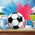NALACAL Party Supplies Gender Reveal Soccer Ball - Blue and Pink Powder Kit, Keep Secret & Safe Material, Vibrant Huge Cloud, Fun for Party