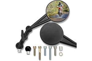 Doubletake Mirror Enduro Kit, Universal Fit Folding Motorcycle s,