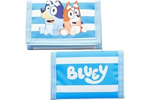 Verona Originals Bluey TV Show Tri-Fold Wallet Durable and Stylish for Kids, Organize Your Essentials Official Bluey Children's Wallets, Practical, Fun for Boys, Girls, Gifts for Bluey Fans