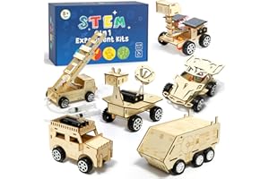 ADUSRIZ STEM Car Toys Age 8 9 10 11 12 13 14, Science Experiments for Kids, Science Kits for Kids, Wooden Engineering Kits, Electronics Kit for Kid, Activity Toys Gifts for 8 9 10 11 12 13 14 Year Old Boys