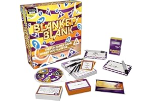 BIG SKY GAMES Blankety Blank Official Family Board Game | Fill in the Blanks & Match the Missing Words | Hilarious TV Party Quiz for Adults & Kids | 2+ Players
