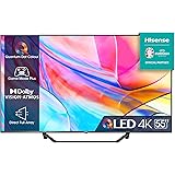Hisense 55" QLED 4K 2023 55A72KQ, Smart TV VIDAA U6, Dolby Vision, HDR 10+, Game Mode Plus, Alexa Built-in, VIDAA Voice, Tune