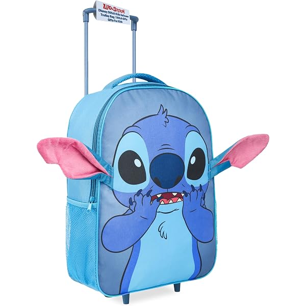 Sac à Dos Enfant Safta Stitch Beach Avec Chariot - 26x11x34 Cm, Rose Pastel, Léger Et Spacieux - 5