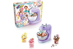 CANAL TOYS So Slime Yummy Twist & Slime – Real Spinning Mixer and Bowl for Kids to Twist, Mix and Create Colourful Slime – Make 3 Fun Recipes or Mix and Match Your Own Sweet Slime Creations