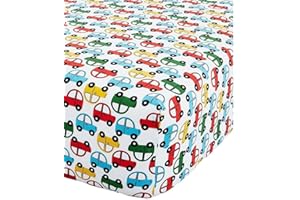 Catherine Lansfield Transport 90x200cm Fitted Sheet Multi