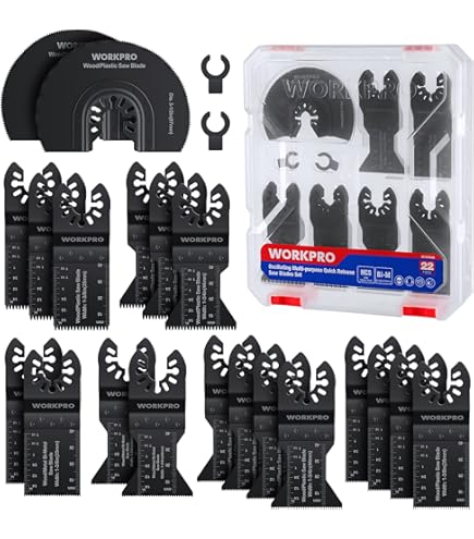 WORX - Outil multifonctions Sonicrafter F30 350W - Pour couper, polir, poncer, etc. - Accessoires universels - WX680 (Livré avec coffret de rangement et 39 accessoires multimatériaux