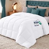 Utopia Bedding Warm Duvet for 135/150 Bed, 220 x 240 cm, White | 370 g/m&sup2; Premium Fluffy Filling That Provides Warmth, Cozy F