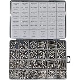 Slotted Cheese Head Machine Screw Assortment Kit, 330 Pieces, SS304 ...
