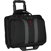 Wenger 600659 GRANADA 17 in&ccedil; bisiklet diz&uuml;st&uuml; bilgisayar &ccedil;antası, dolgulu diz&uuml;st&uuml; bilgisayar b&ouml;lmesi, siyah/gri g&ouml;zl&uuml; (24 Lit