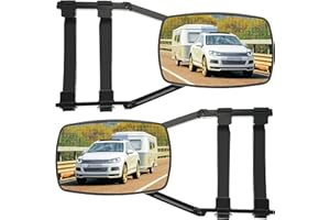 TINMAGI 2 Stück Wohnwagenspiegel Außenspiegel,Caravanspiegel PKW,Ersatz-Doppel Seitenspiegel,Universalspiegel Außenspiegel Anhängerspiegel, für Wohnwagen/Anhänger