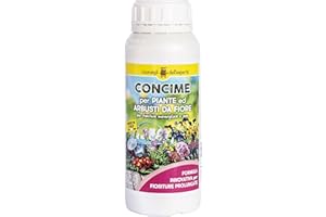 I consigli dell'esperto- Concime Liquido per Piante da Fiore 500 ml – Formula NPK 8-7-9 con Microelementi – Fioriture Abbondanti e Colori Brillanti per Vaso e Giardino Fiorito