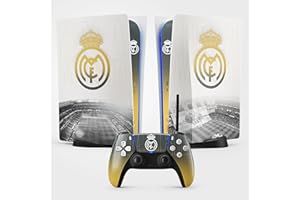 FFrame PS5 Foot Sticker, Sticker for Playstation 5 Foot, Console and Controller, Standard Edition Disc, Skin Madrid PS5 (1 Controller)