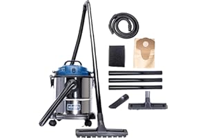 Scheppach NTS20 5907721901, Aspirateurs Eau & Poussière, Bleu, 1200 W, 20 liters