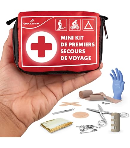 Thomatex® Kit de premiers secours d'extérieur - Parfait pour Thomatex® Kit de premiers secours d'extérieur - Parfait pour