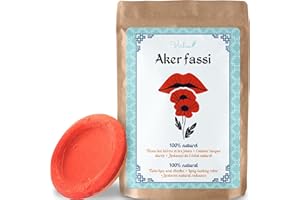 VIRHEA Autentyczna Aker Fassi x1 naturalna marokańska pomadka do ust na bazie maku i granatu tradycyjne piękno