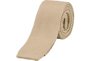 DonDon corbata de punto estrecha 5cm