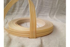 REAL WOOD VENEER EDGING 18MM WIDE Pre Glued Iron on Pine Wood Veneer Edging Tape 18mm wide x 5metres..