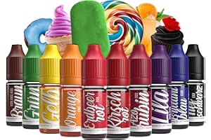V2 FOODS Lebensmittelfarbe Set 10x10ml Farbstoff hoch konzentriert, Made in DE zuckerfrei, flüssig, zum Färben von Getränken, Kuchen, Teig, Toppings, Slime uvm. Tortendeko - Backzubehör
