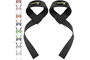 ‎IHUAN ihuan Zughilfen Krafttraining Lifting Straps: Handgelenk Bandagen für Fitness & Training | Sport Bodybiulding gürtel für Handgelenkschutz | Wrist Wrap stützen schwere Gewichte