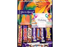 BENERRY Chocolate Gift Box - Letterbox Hamper - For Kids - Him and Her (Happy Birthday)