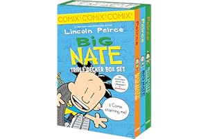 Big Nate: Triple Decker Box Set: Big Nate: What Could Possibly Go Wrong? and Big Nate: Here Goes Nothing, and Big Nate: Genius Mode – A Comix Collections for Kids (Ages 8-12)