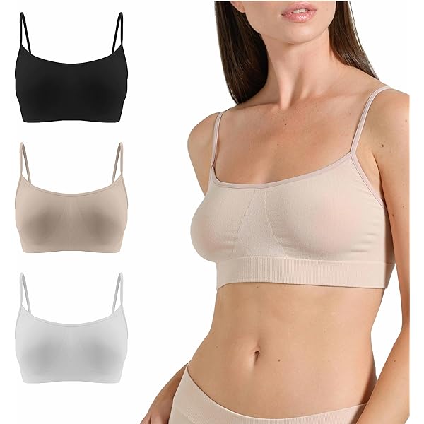 Risalti BH zonder beugel, smalle schouders, 3 stuks - bralette voor