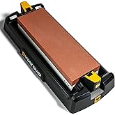 Work Sharp Table Sharpening Stone Knife Sharpener | Coarse and fine grain, angled guided passes, for chef and pocket, steak a