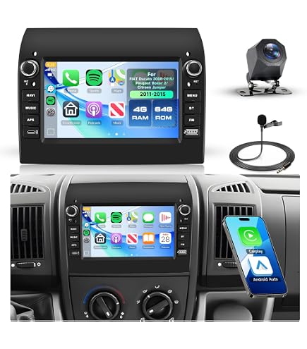 Autoradio Jf Sound Custom Fit Per Ducato 250 Con GPS, Bluetooth, DAB E Display Full HD Touch 6,2'' – Progettata In Italia