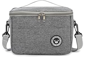 TUXUNQING Kühltasche 7.5L, Kühltasche klein, Kühltasche Faltbar, Kühltasche Picknicktasche, Lunchtasche, Tragbare kühltasche, Geeignet für Reisen Picknick Wandern Grillen (Grau/7.5L/26 * 16 * 18cm)