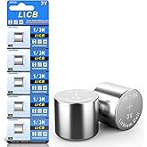 LiCB 5 Stück CR1/3N 3V Lithium Knopfzellen CR 1/3N Batterien