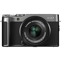 Fujifilm X-A7 24.2 MP Mirrorless Camera with XC 15-45 mm Lens (APS-C Sensor, Large 3.5" Vari-Angle Touchscreen, Face/Eye…