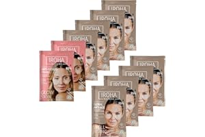 Iroha Nature -Confezione da 10 Cerotti per Occhi in tessuto.La soluzione per eliminare BORSE, OCCHIAIE e RUGHE nel contorno occhi.100% Biodegradabile, Vegano,Cruelty-Free e 95% di INGREDIENTI NATURALI