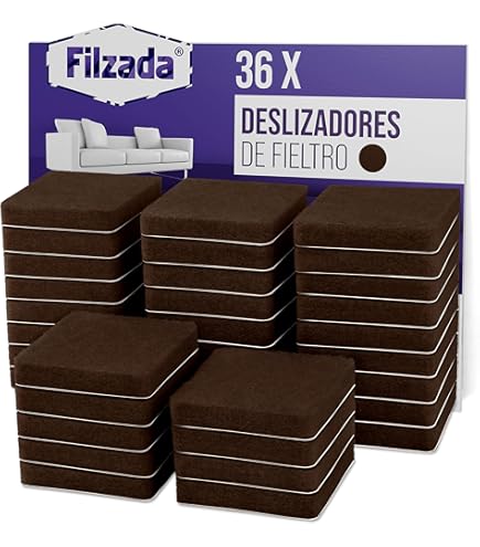 10 Almohadillas De Fieltro 20x15cm Para Muebles - Adhesivas 3M, Protector Suelos