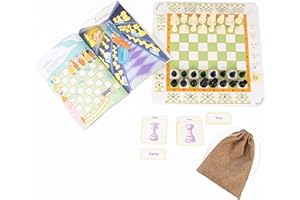 PACHA ECHECS® – Coffret Jeu d'Échecs Montessori Éducatif – Kit Complet Pièces, Échiquier Souple et Cahier d'Activités – Apprentissage Ludique - Chess Game