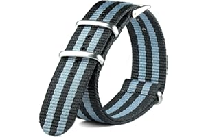 Neckarian NATO Strap 18mm 20mm 22mm 24mm Army G10 Uhrenarmband Nylon Military Watch Band für Männer Frauen